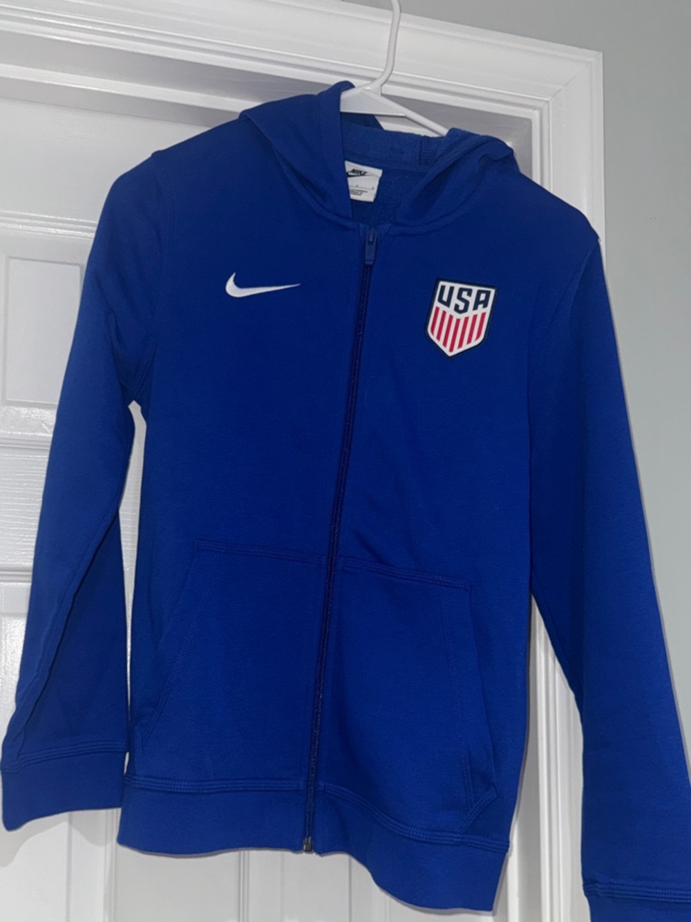 Nike Kids Royal Blue USA Full-Zip Hoodie